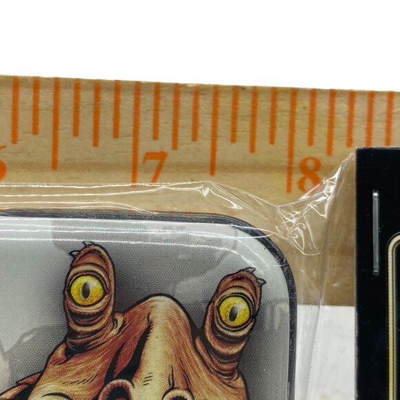 Star Wars Episode I Metal Pencil Box Impact Inc. Featuring Anakin Jar Jar NEW - Picture 7 of 7